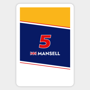 F1 Legends - Nigel Mansell Magnet